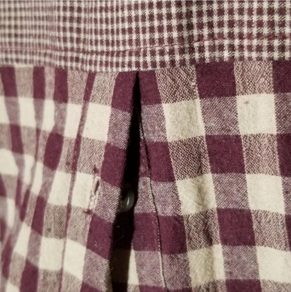 Hem & Thread 2 for $25 Shirts Burgundy Size S - Picture 10 of 13